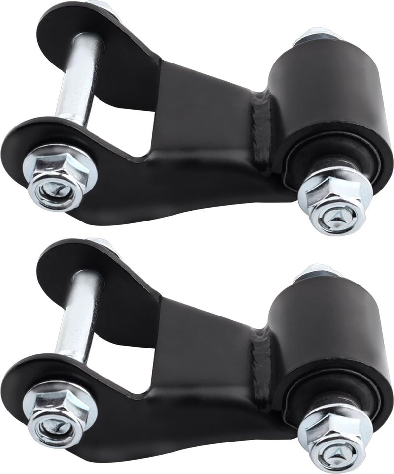 Gdydi Set of 2 Rear Leaf Spring Shackle Kit Compatible with 1999-2013 Silverado 1500 2500 Avalanche 2500 Suburban 2500 Sierra 1500 2500 Yukon XL 2500 Replaces 722-029 22820716 25812937 - Image 1